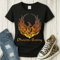 Cool Phoenix Bird Rising Women's T-Shirt thumb 3