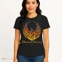 Cool Phoenix Bird Rising Women's T-Shirt thumb 4