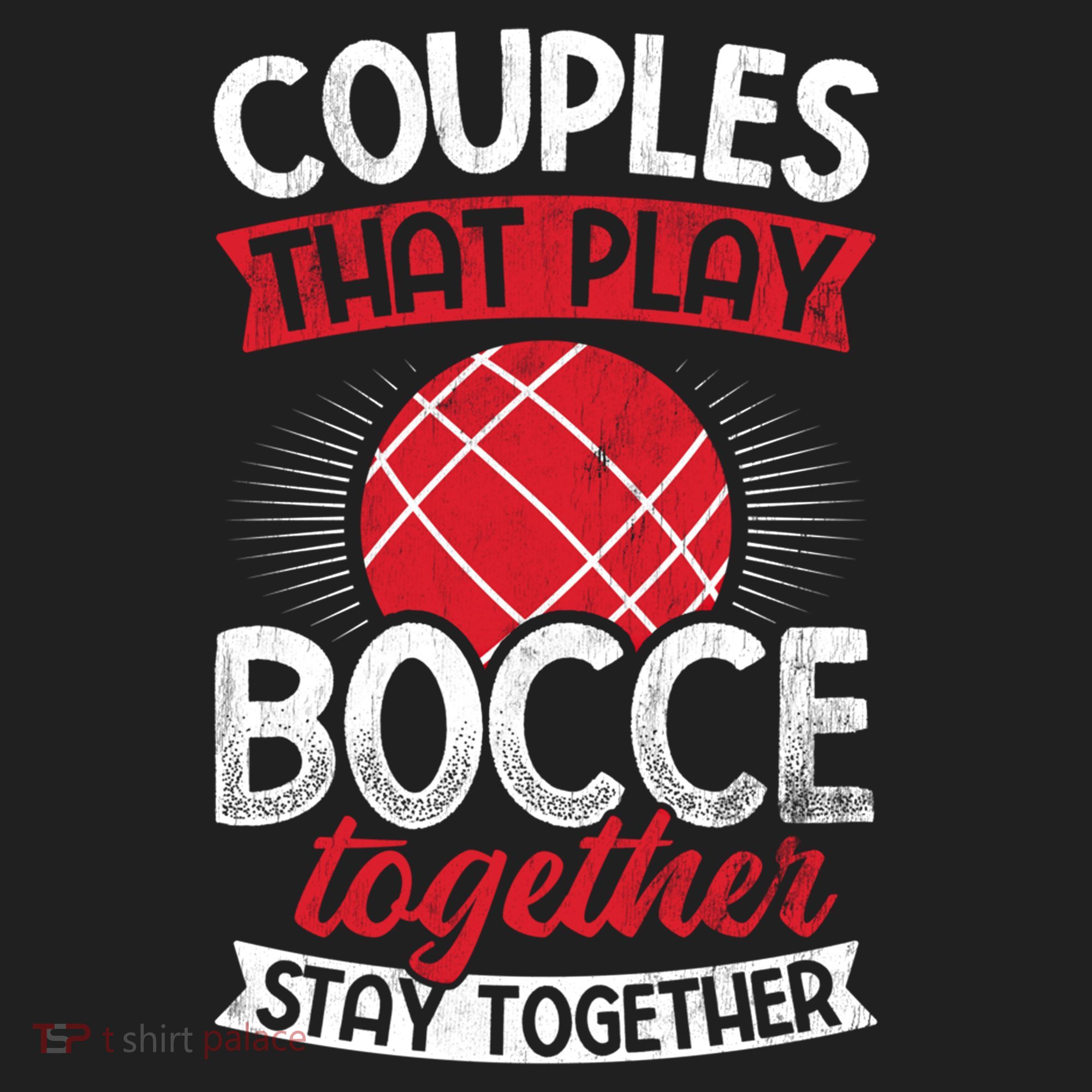 Couples Play Bocce Together Stay Together Bocce Ball Gift Women's Sweatshirt