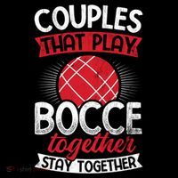 Couples Play Bocce Together Stay Together Bocce Ball Gift Coffee Mug thumb 5