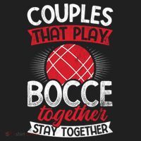 Couples Play Bocce Together Stay Together Bocce Ball Gift Hat thumb 2