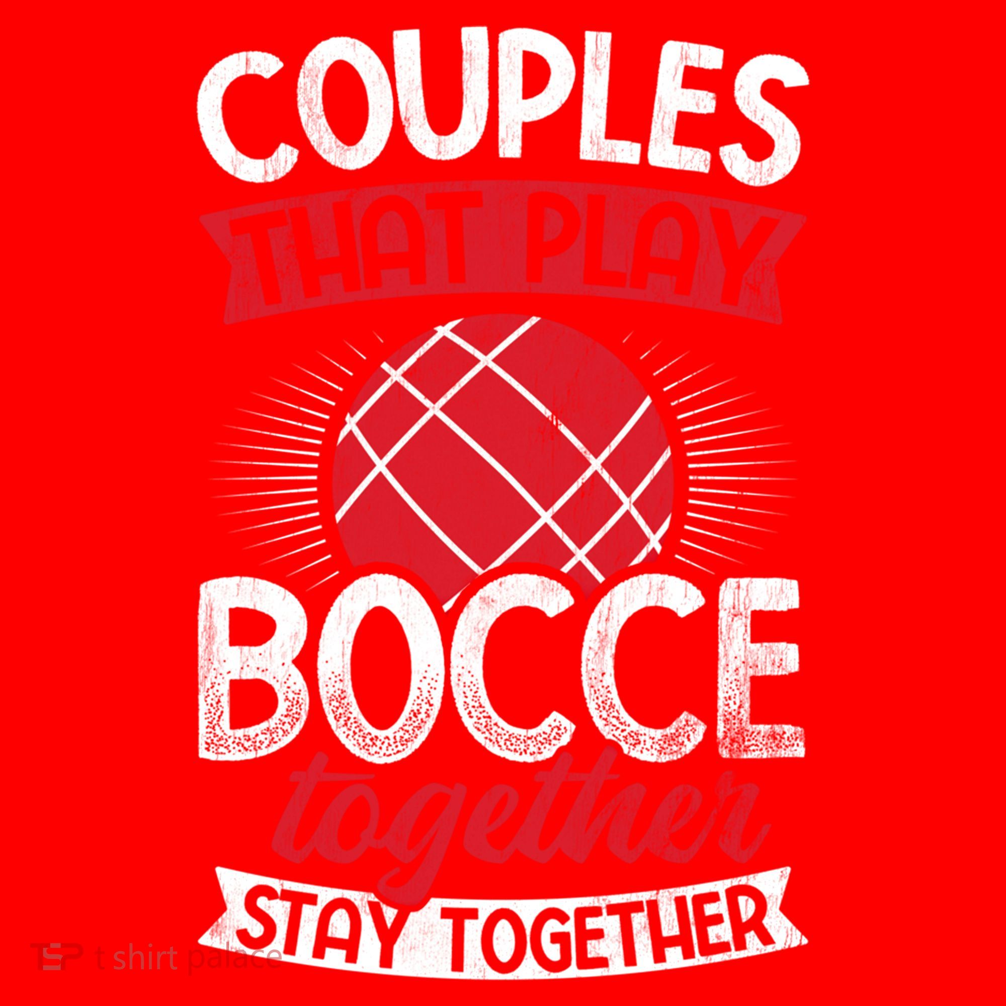Couples Play Bocce Together Stay Together Bocce Ball Gift Santa Hat