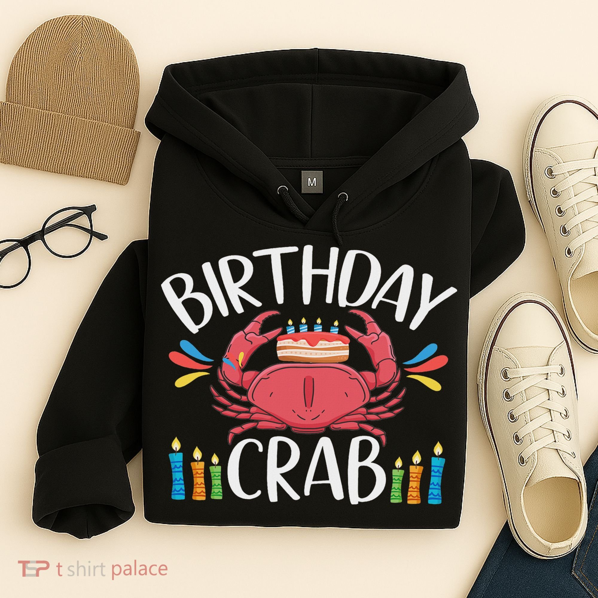 Crab Party Birthday Crab Birthday Hoodie