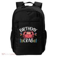 Crab Party Birthday Crab Birthday Backpack thumb 0