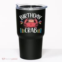Crab Party Birthday Crab Birthday Tumbler thumb 0