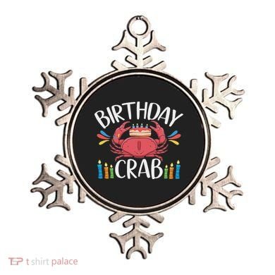 Crab Party Birthday Crab Birthday Ornament