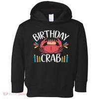 Crab Party Birthday Crab Birthday Toddler Hoodie thumb 0