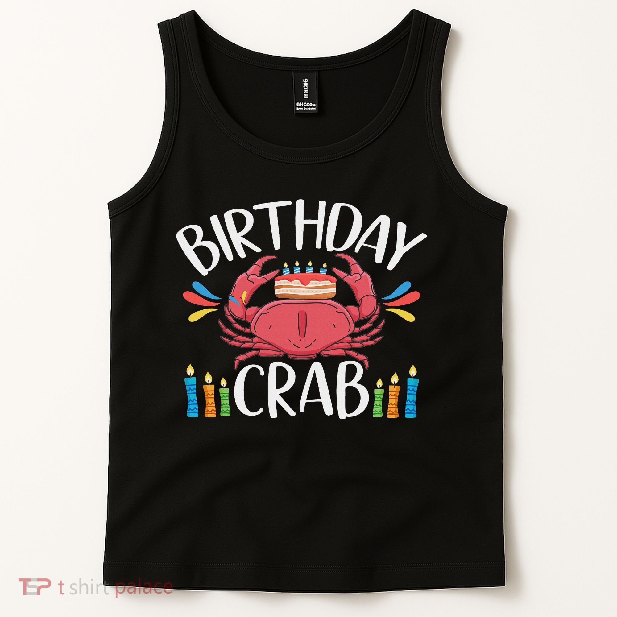 Crab Party Birthday Crab Birthday Tank Top