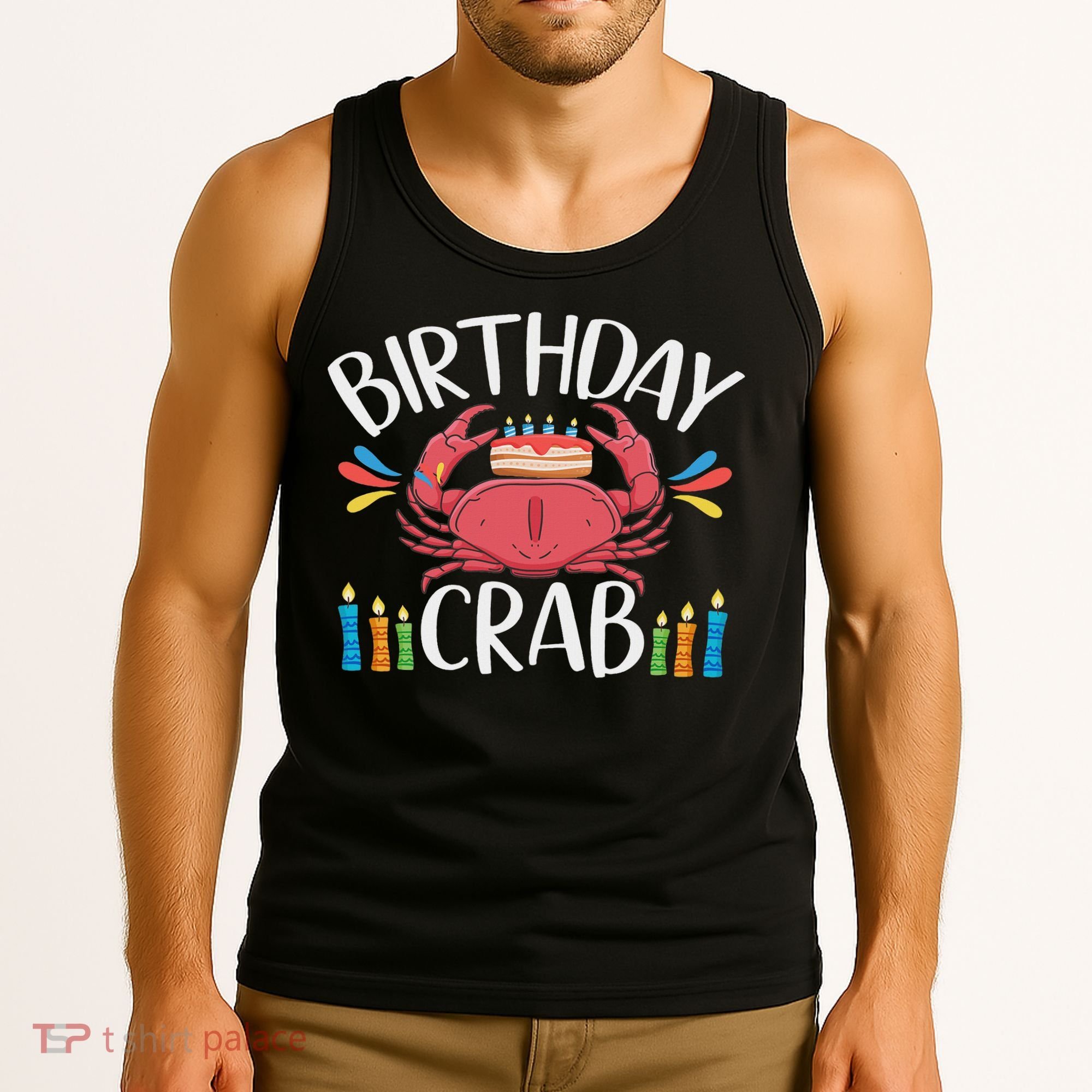 Crab Party Birthday Crab Birthday Tank Top