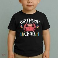 Crab Party Birthday Crab Birthday Toddler T-Shirt thumb 2