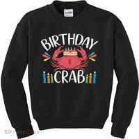 Crab Party Birthday Crab Birthday Kids Sweatshirt thumb 0