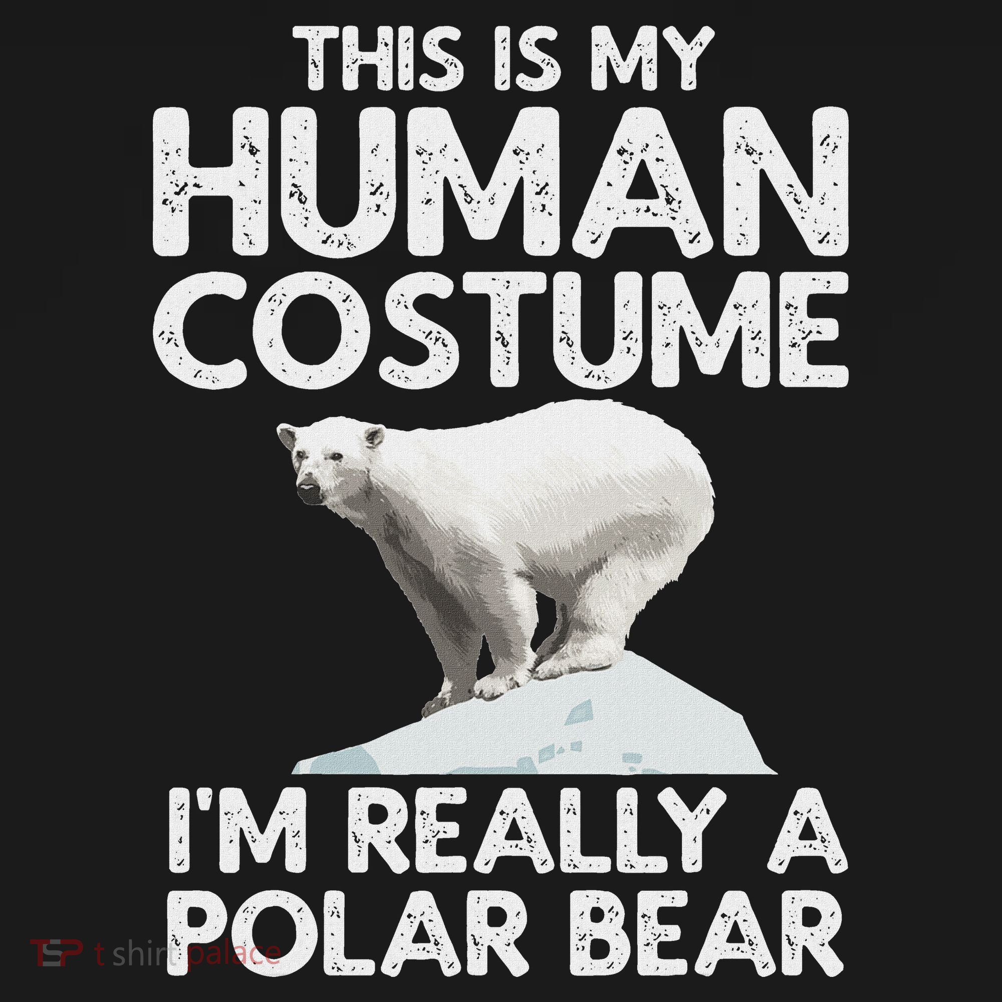 Cool Polar Bear For Women Human Costume Animal Halloween Sweatshirt