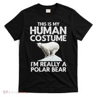 Cool Polar Bear For Women Human Costume Animal Halloween T-Shirt thumb 0