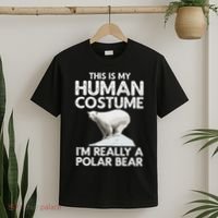 Cool Polar Bear For Women Human Costume Animal Halloween T-Shirt thumb 2