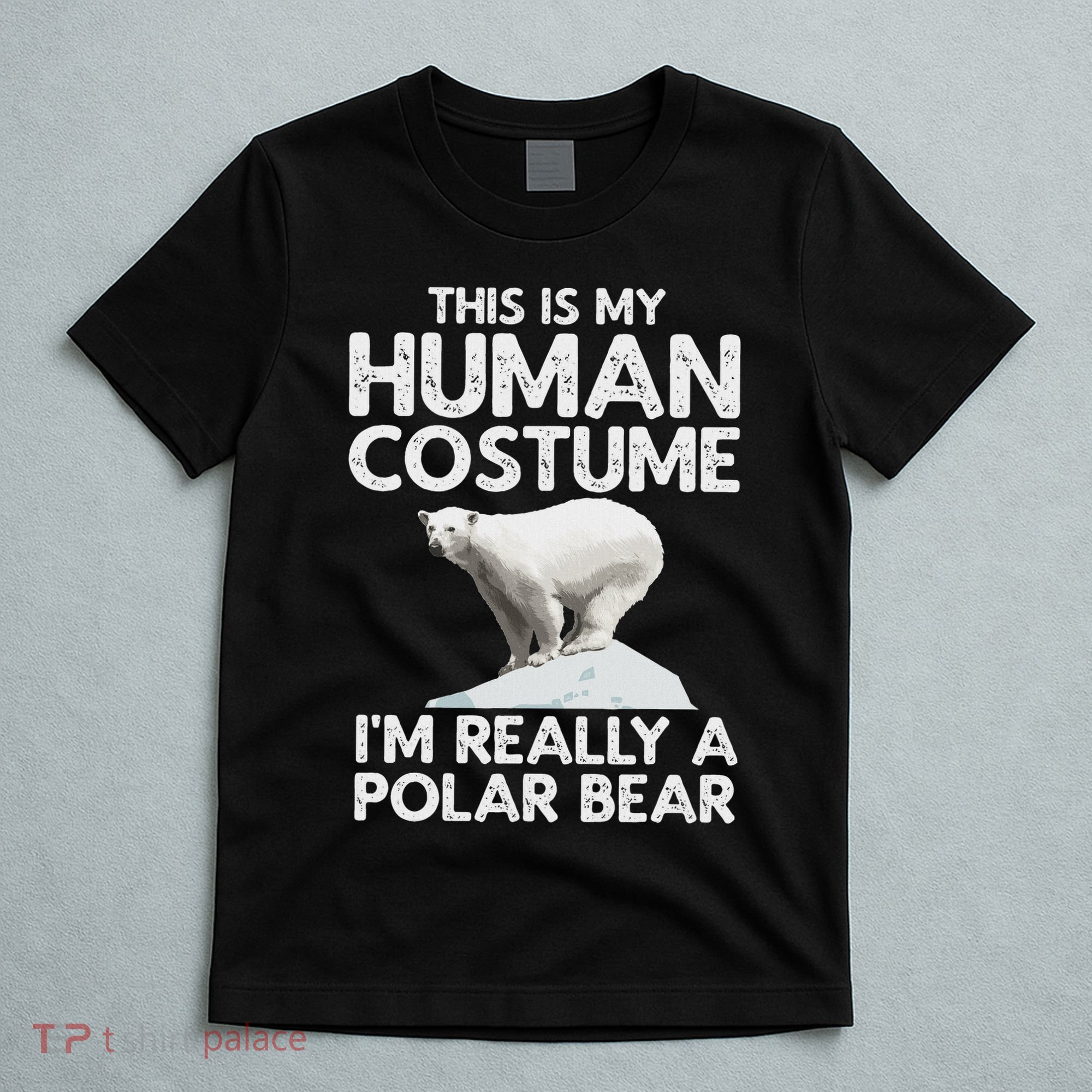 Cool Polar Bear For Women Human Costume Animal Halloween T-Shirt