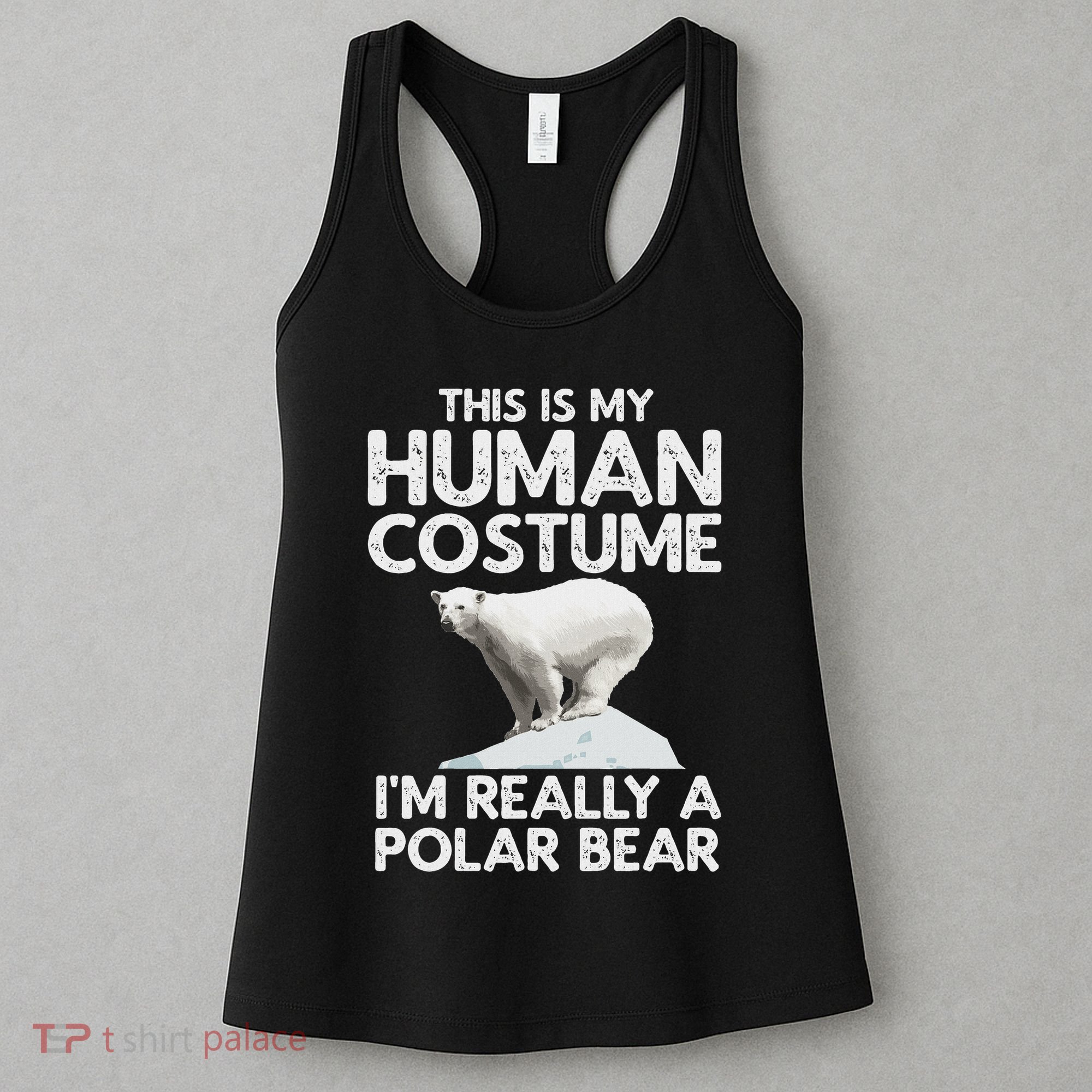 Cool Polar Bear For Women Human Costume Animal Halloween Women's Tank Top