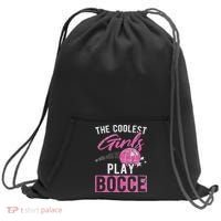 Coolest Play Bocce Ball Sweatshirt Cinch Pack Bag thumb 0