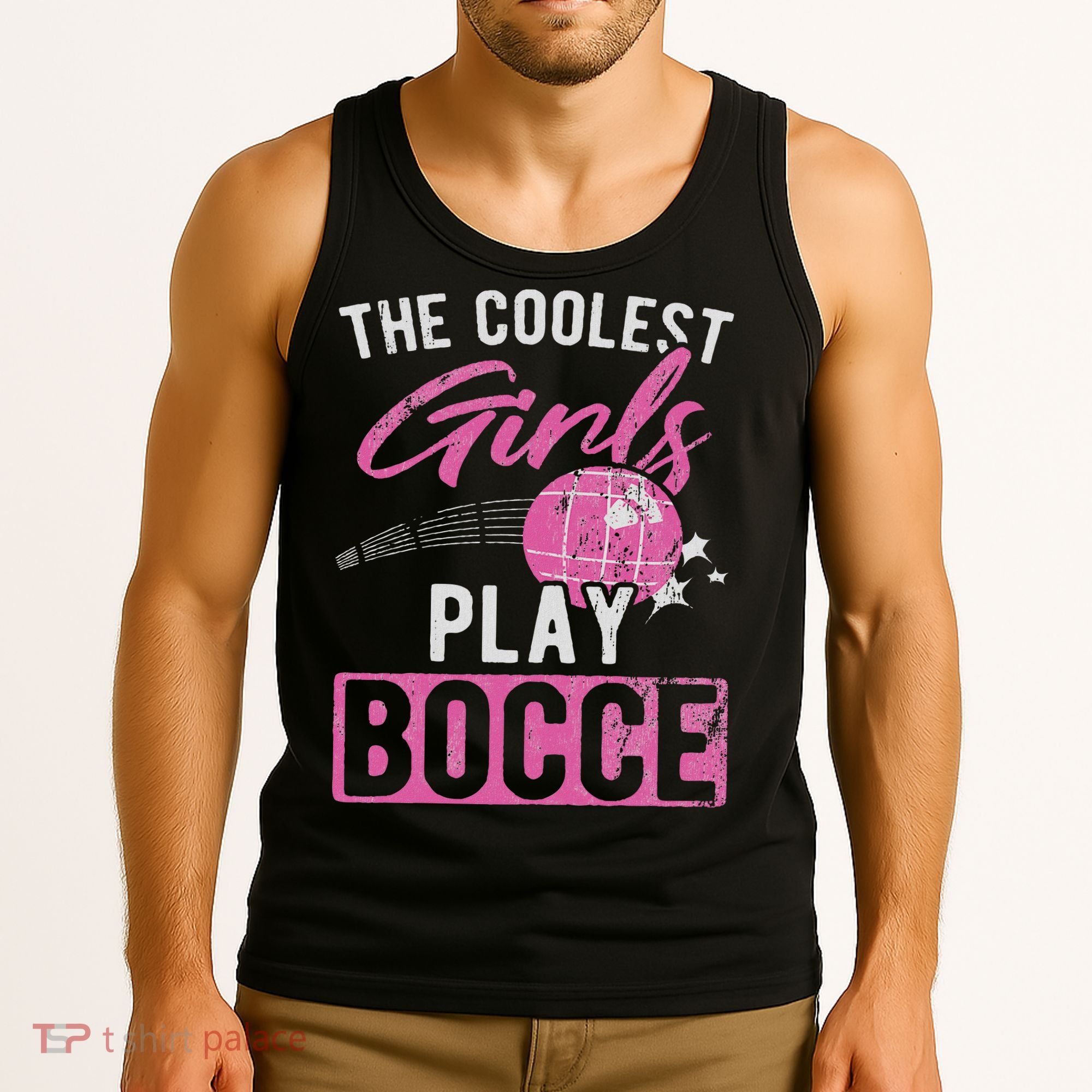 Coolest Play Bocce Ball Tank Top