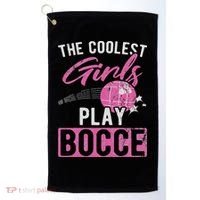 Coolest Play Bocce Ball Golf Towel thumb 0