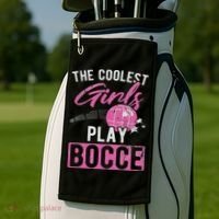 Coolest Play Bocce Ball Golf Towel thumb 2