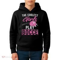 Coolest Play Bocce Ball Kids Hoodie thumb 4
