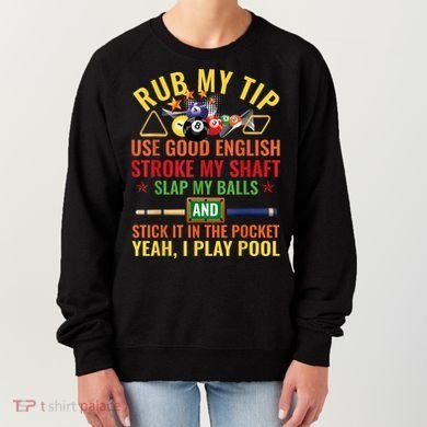 Cool Pool Billiards Billiard Player Table Sport Game Play Gift Women's Sweatshirt