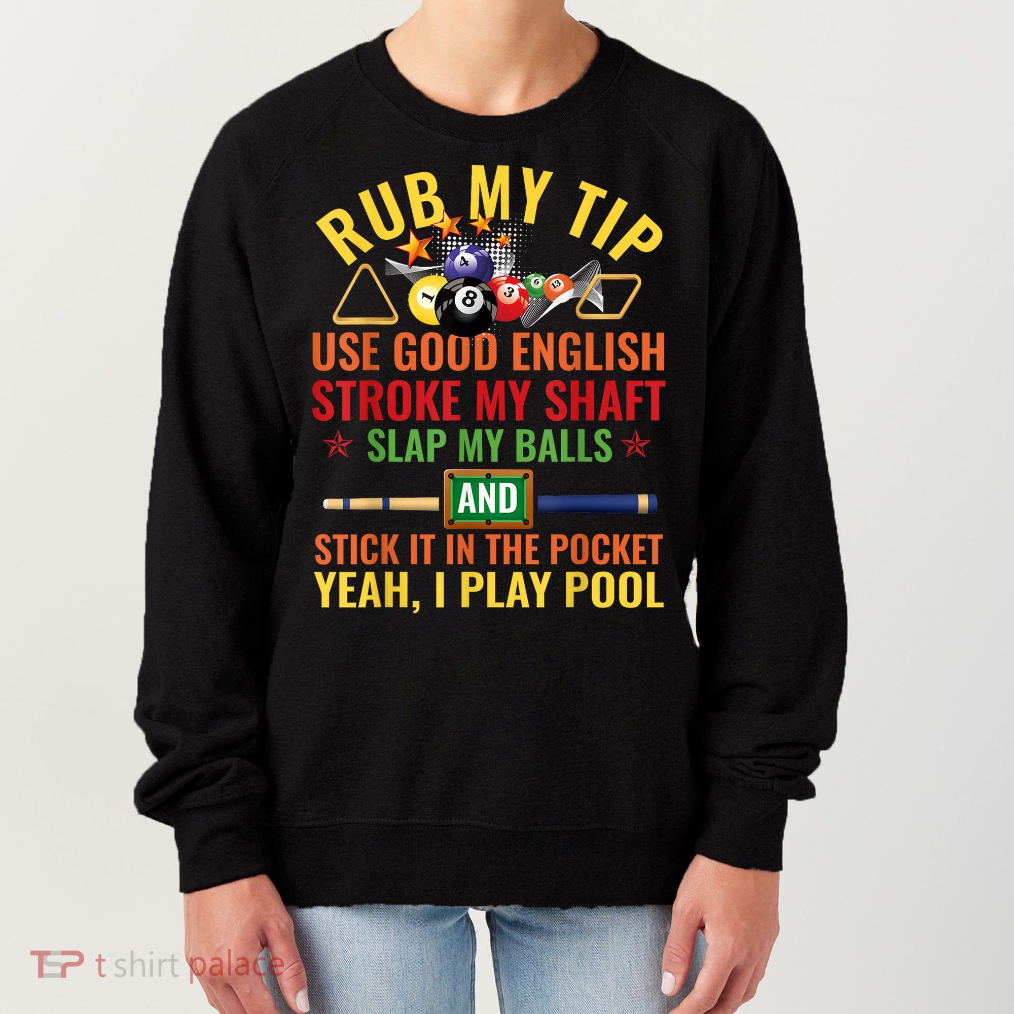 Cool Pool Billiards Billiard Player Table Sport Game Play Gift Women's Sweatshirt