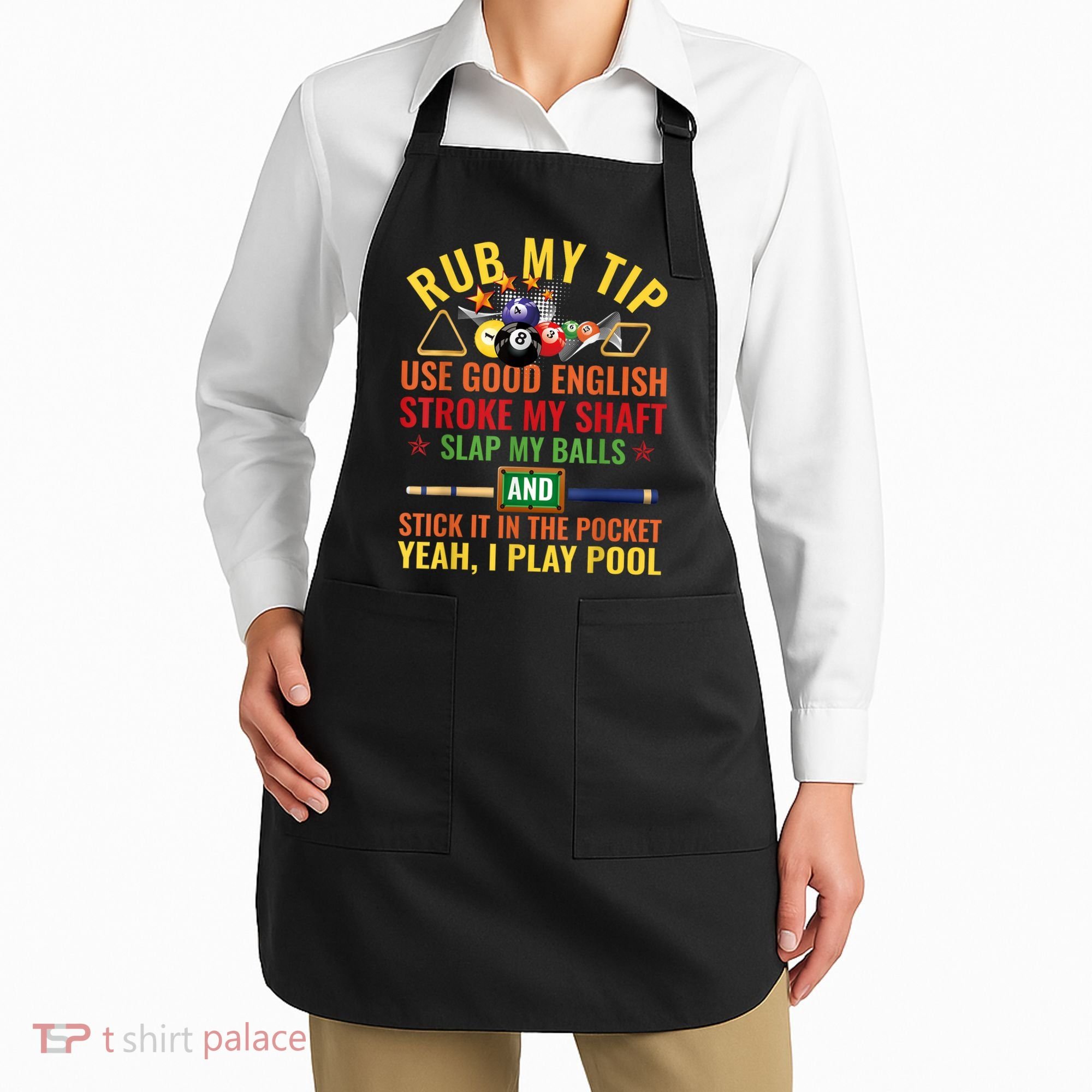 Cool Pool Billiards Billiard Player Table Sport Game Play Gift Apron