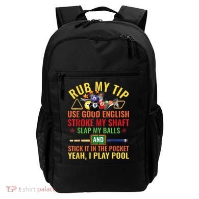 Cool Pool Billiards Billiard Player Table Sport Game Play Gift Backpack
