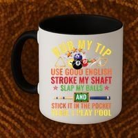 Cool Pool Billiards Billiard Player Table Sport Game Play Gift Coffee Mug thumb 2