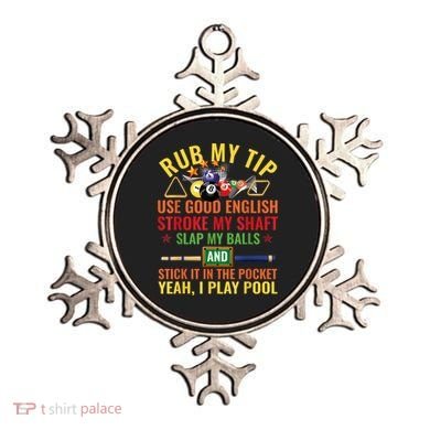 Cool Pool Billiards Billiard Player Table Sport Game Play Gift Ornament