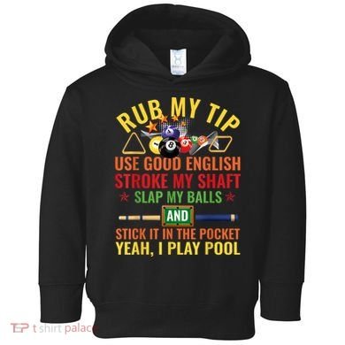 Cool Pool Billiards Billiard Player Table Sport Game Play Gift Toddler Hoodie