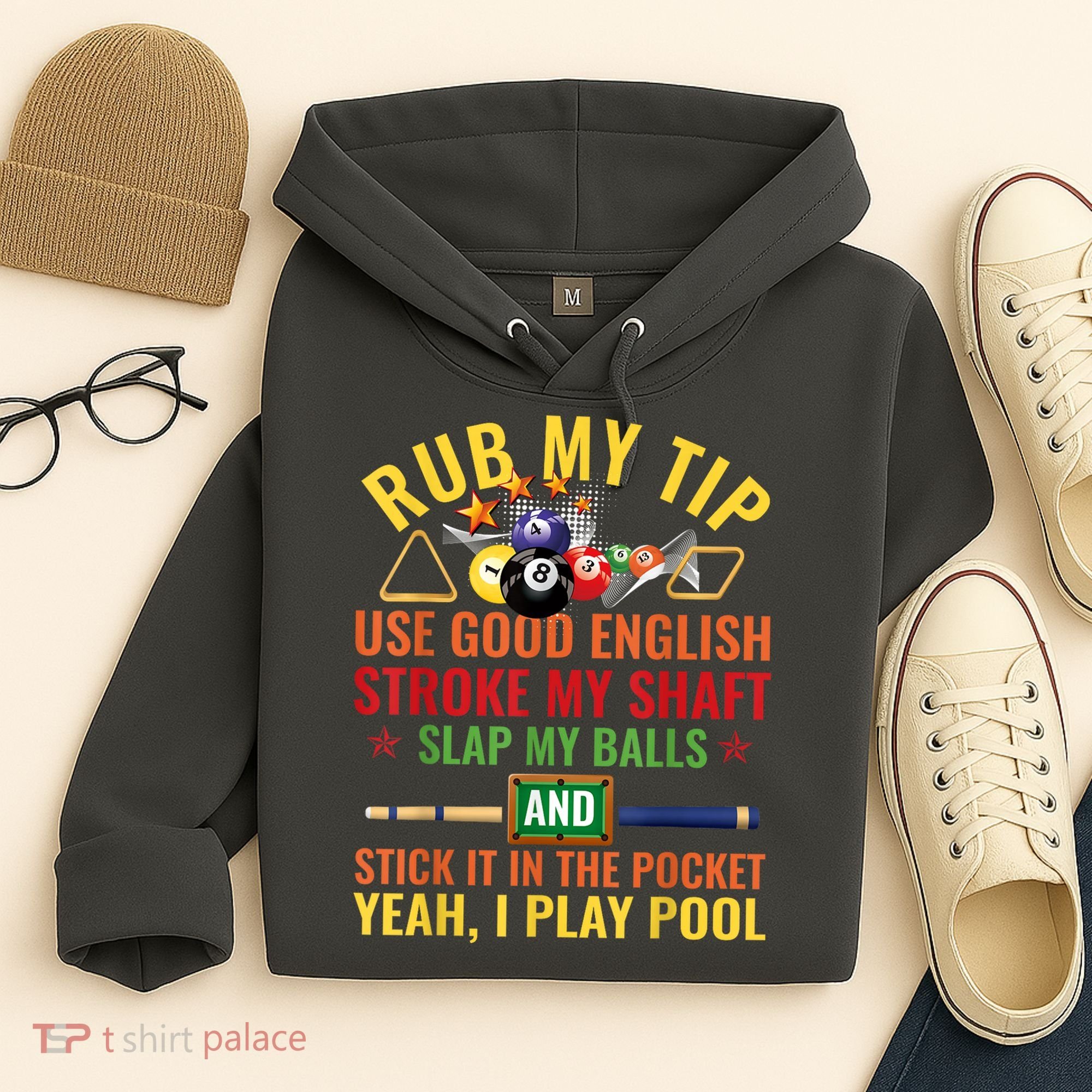 Cool Pool Billiards Billiard Player Table Sport Game Play Gift Hoodie