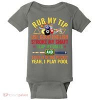 Cool Pool Billiards Billiard Player Table Sport Game Play Gift Baby Bodysuit thumb 0