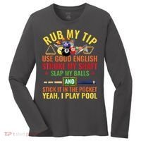 Cool Pool Billiards Billiard Player Table Sport Game Play Gift Women's Long Sleeve Shirt thumb 0