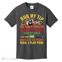 Cool Pool Billiards Billiard Player Table Sport Game Play Gift Kids T-Shirt thumb 0
