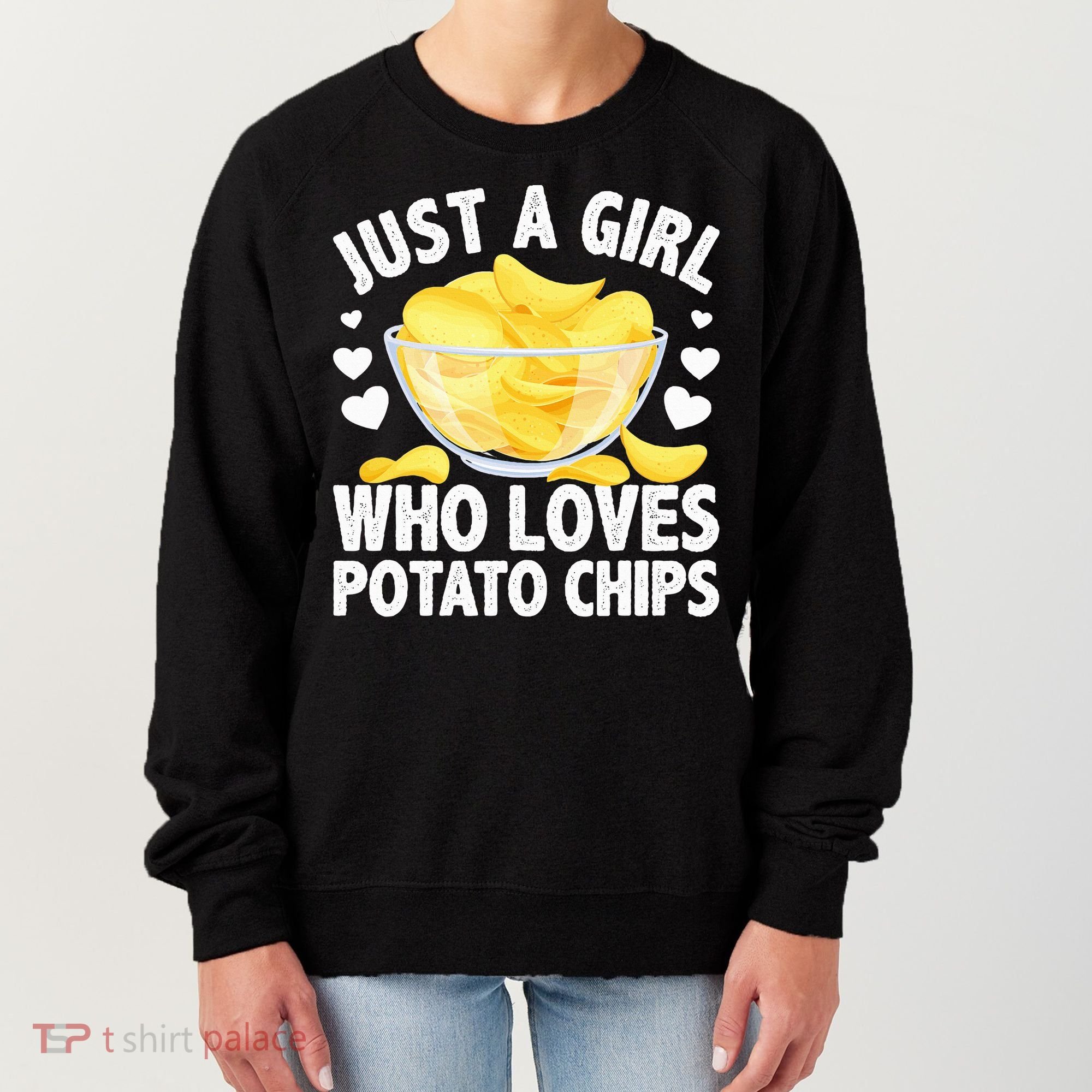 Cool Potato Chip Bag Chips Snack Food Women's Sweatshirt