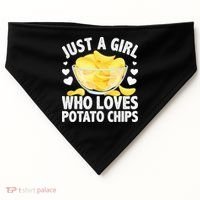 Cool Potato Chip Bag Chips Snack Food USA-Made Doggie Bandana thumb 0