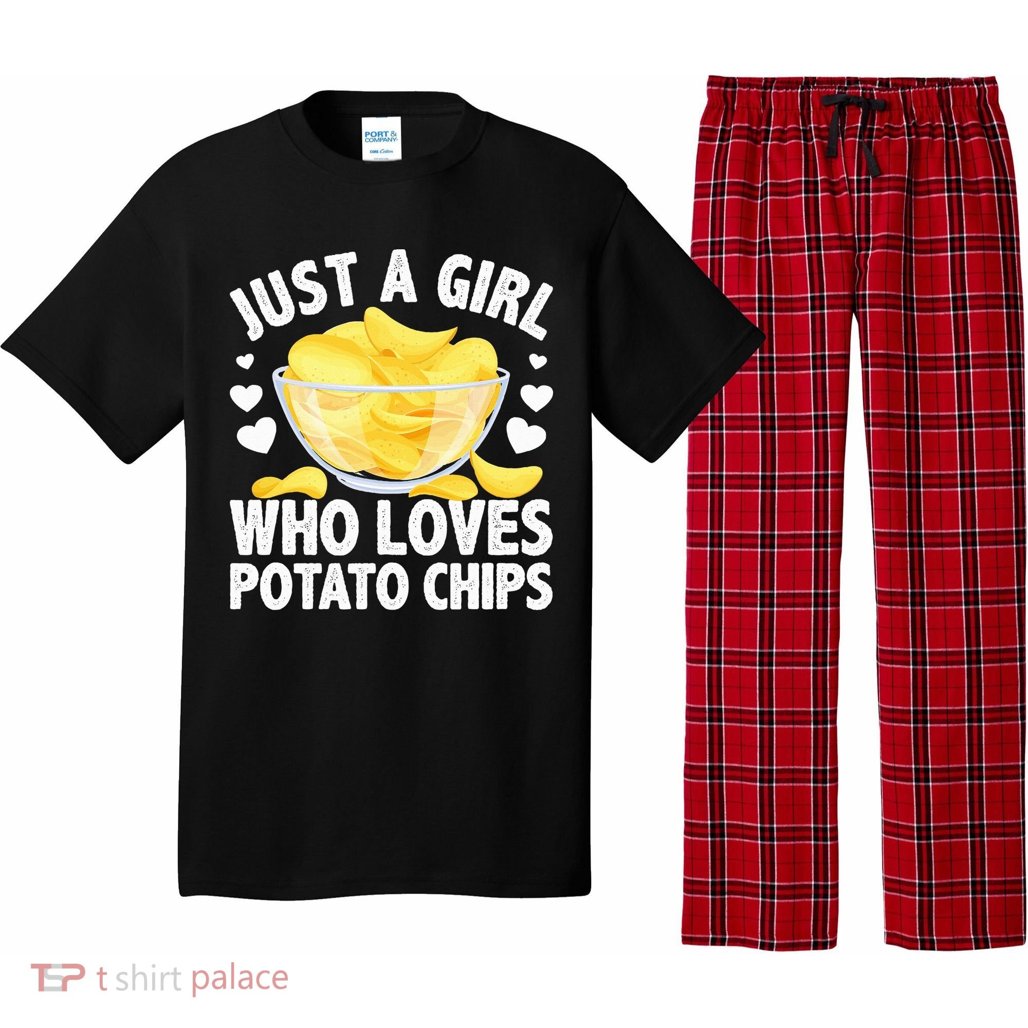 Cool Potato Chip Bag Chips Snack Food Pajama Set