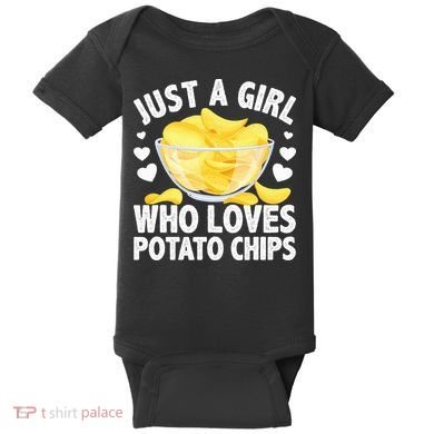 Cool Potato Chip Bag Chips Snack Food Baby Bodysuit