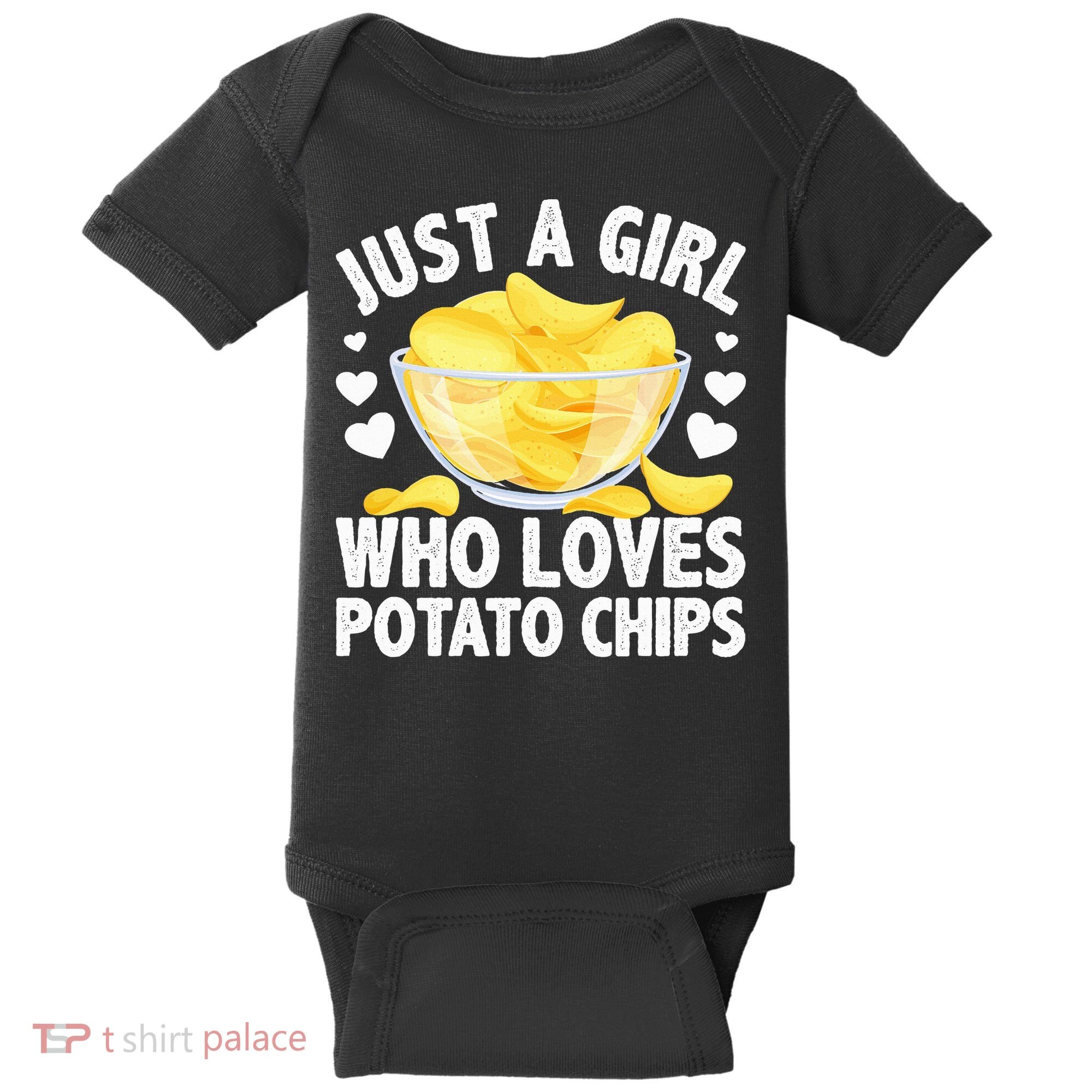 Cool Potato Chip Bag Chips Snack Food Baby Bodysuit