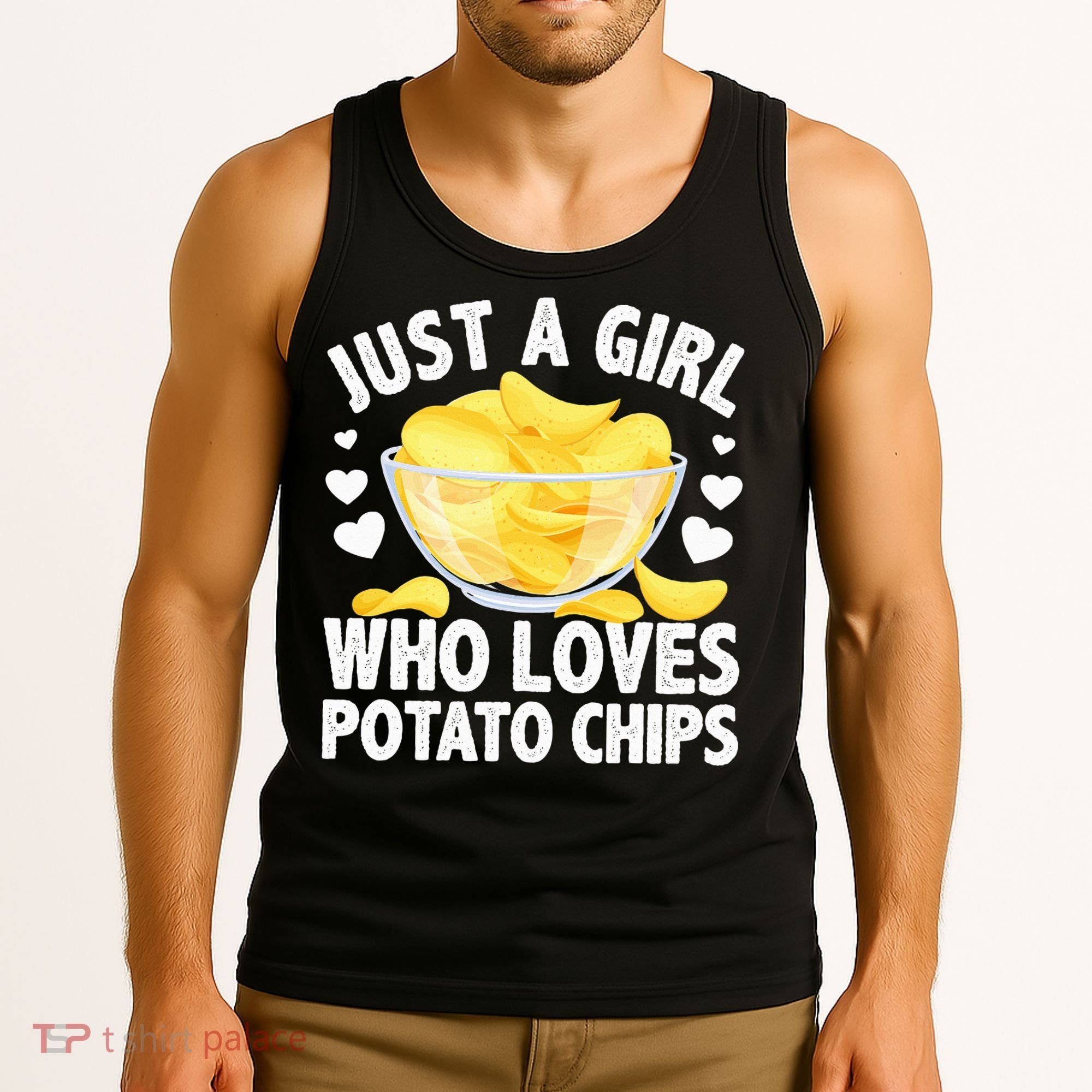 Cool Potato Chip Bag Chips Snack Food Tank Top