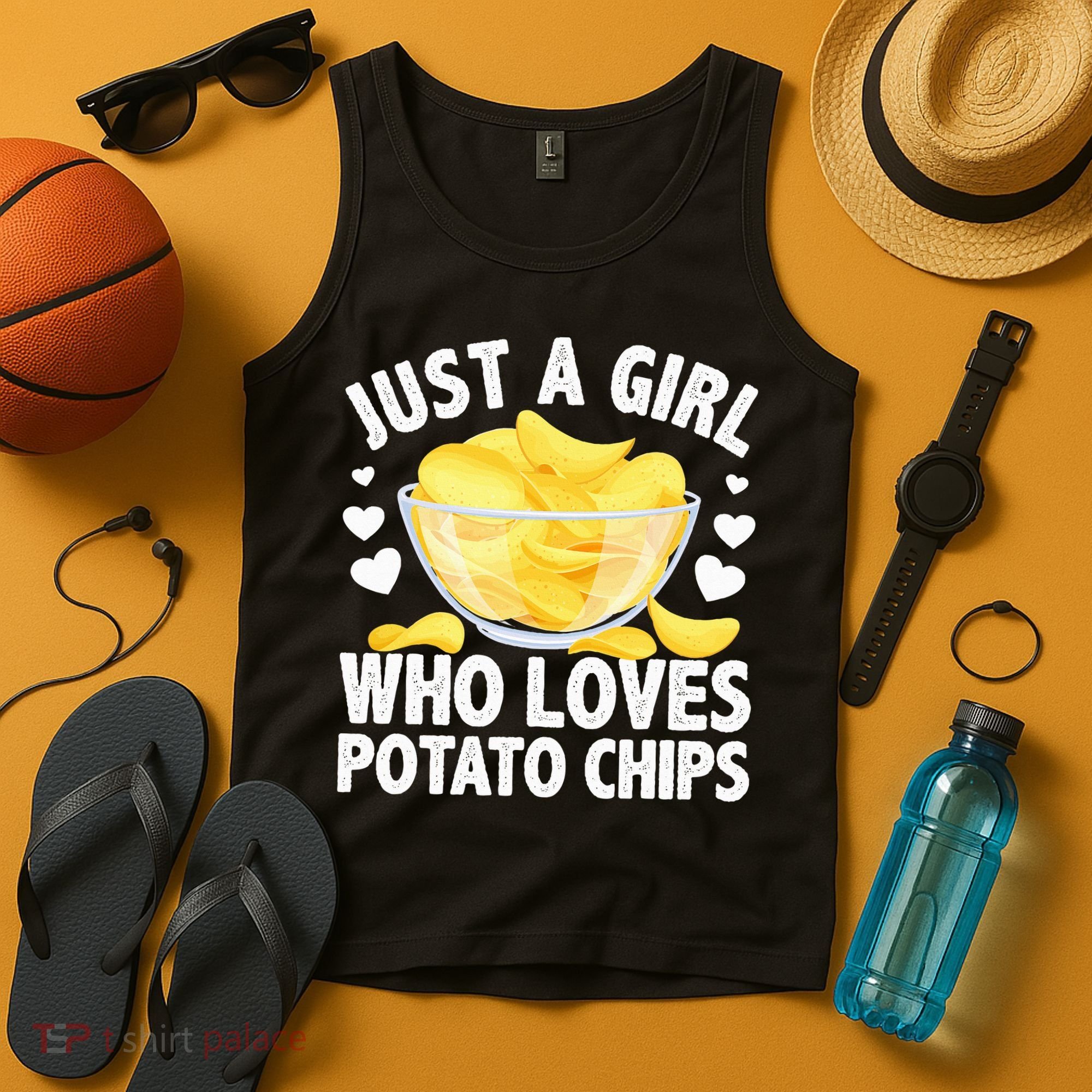 Cool Potato Chip Bag Chips Snack Food Tank Top