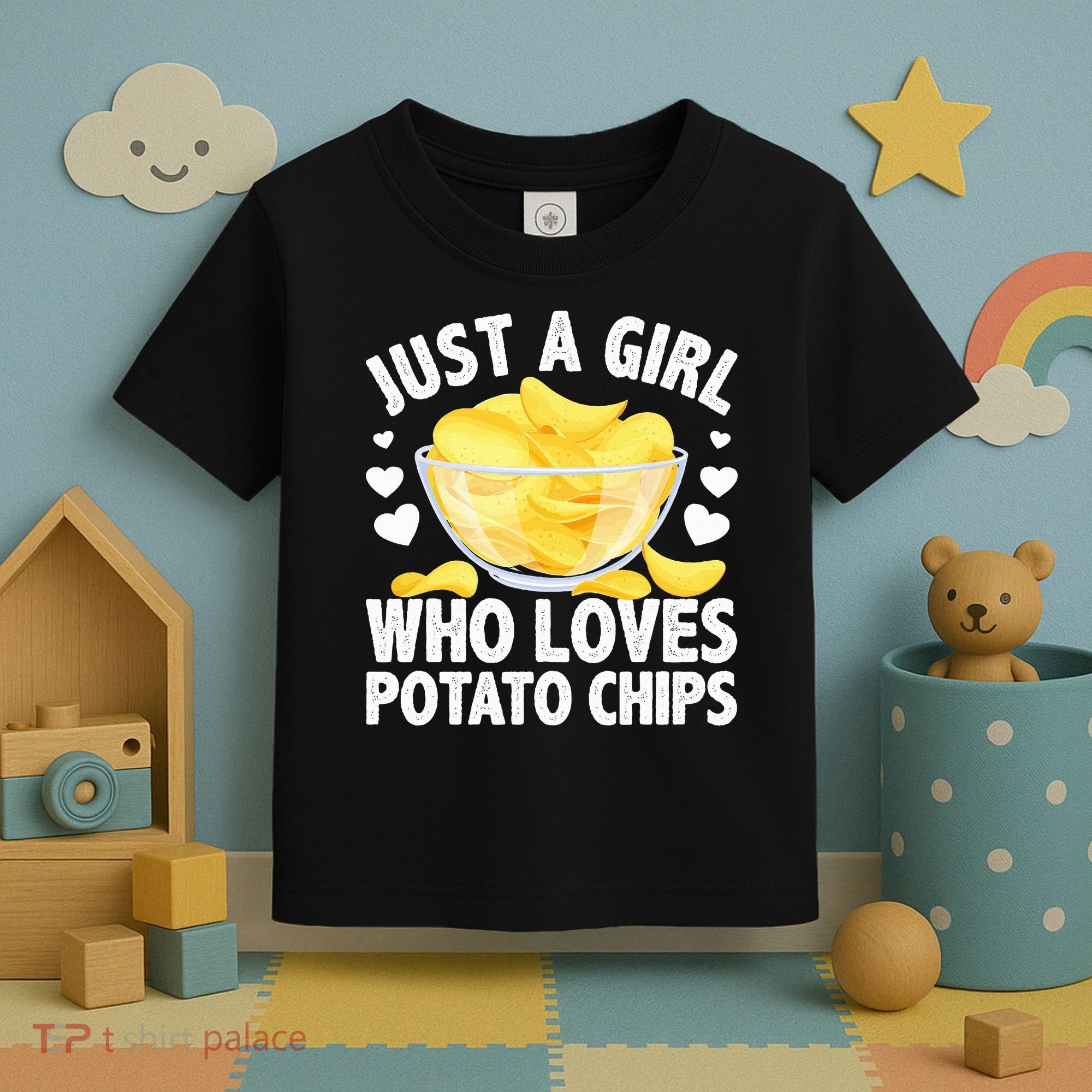 Cool Potato Chip Bag Chips Snack Food Toddler T-Shirt