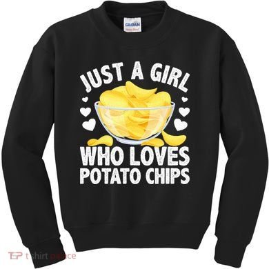 Cool Potato Chip Bag Chips Snack Food Kids Sweatshirt