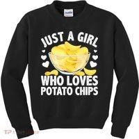 Cool Potato Chip Bag Chips Snack Food Kids Sweatshirt thumb 0