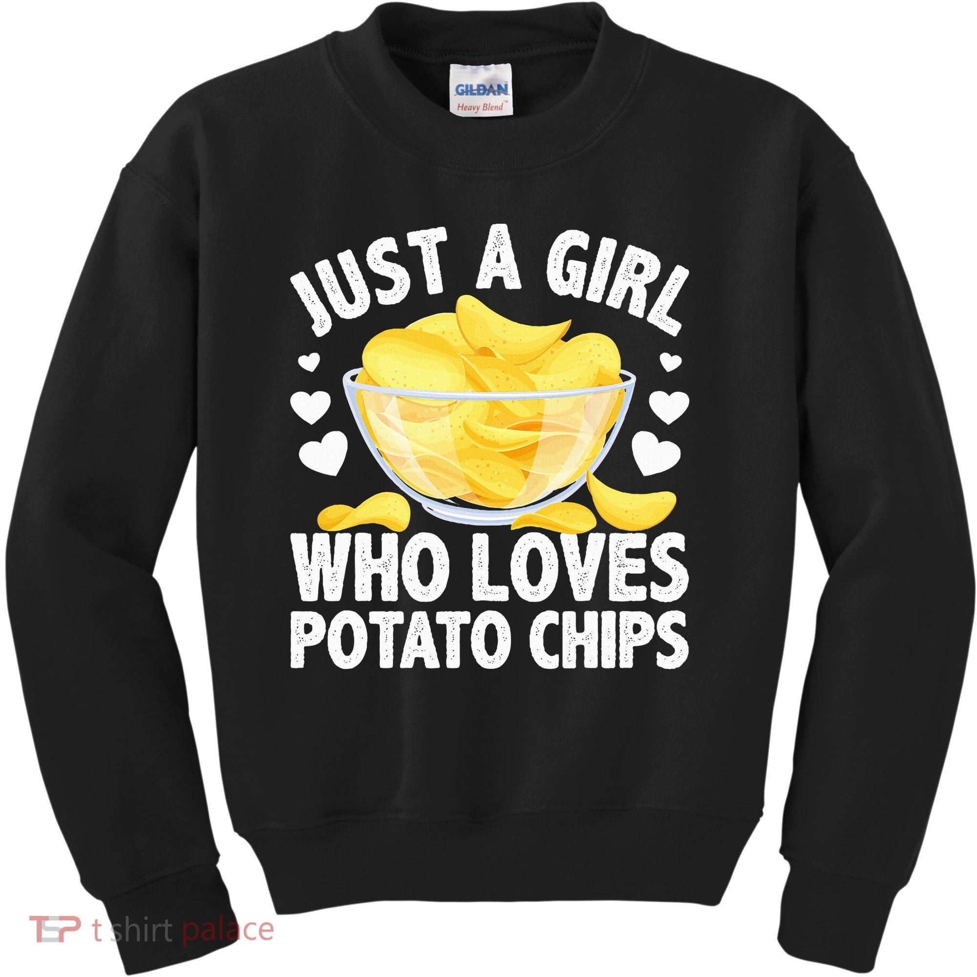 Cool Potato Chip Bag Chips Snack Food Kids Sweatshirt