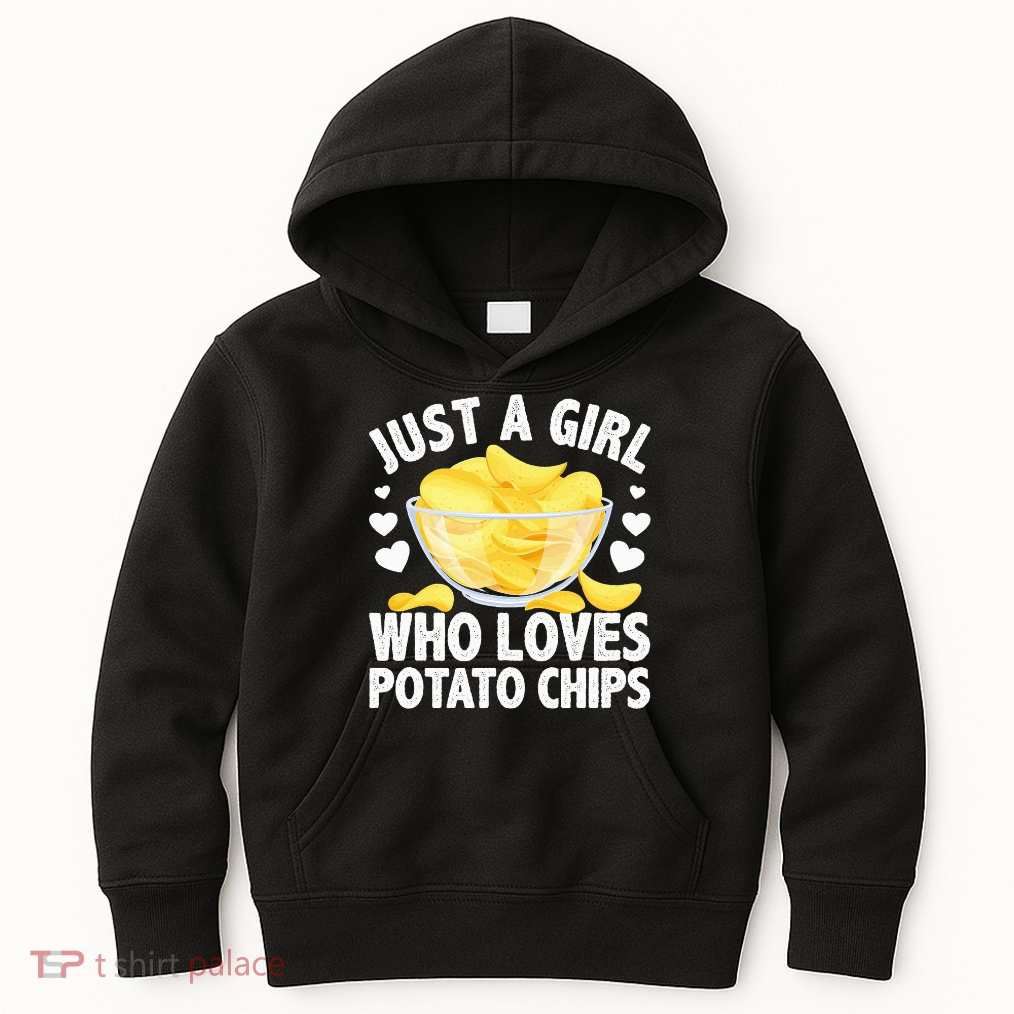 Cool Potato Chip Bag Chips Snack Food Kids Hoodie
