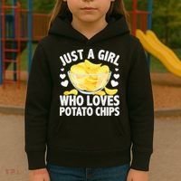 Cool Potato Chip Bag Chips Snack Food Kids Hoodie thumb 3