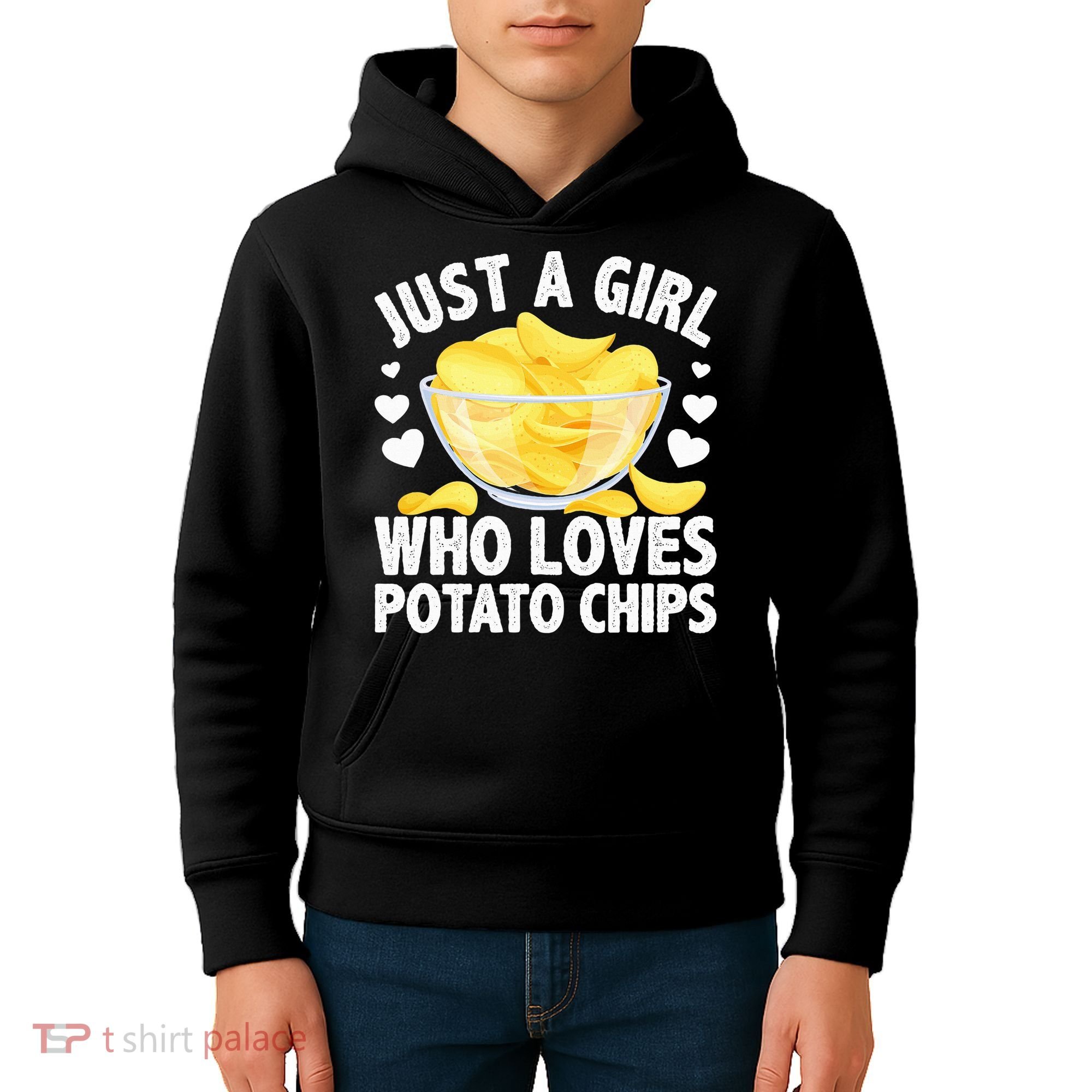Cool Potato Chip Bag Chips Snack Food Kids Hoodie